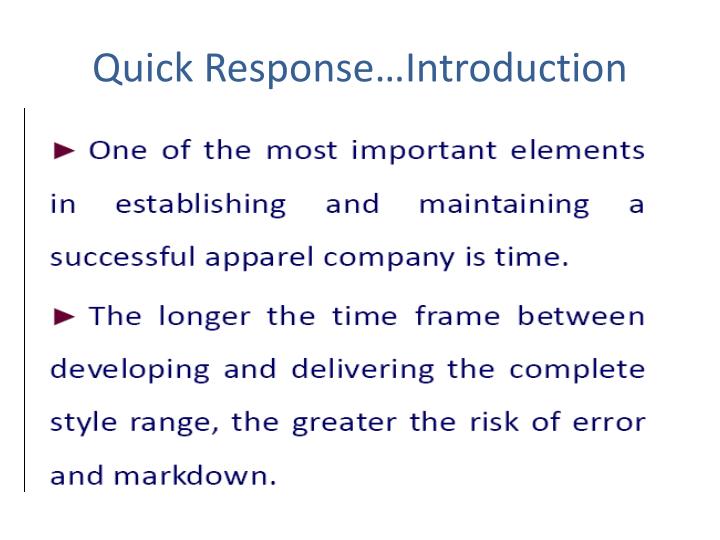What Is Quick Response Process? – SVWWW