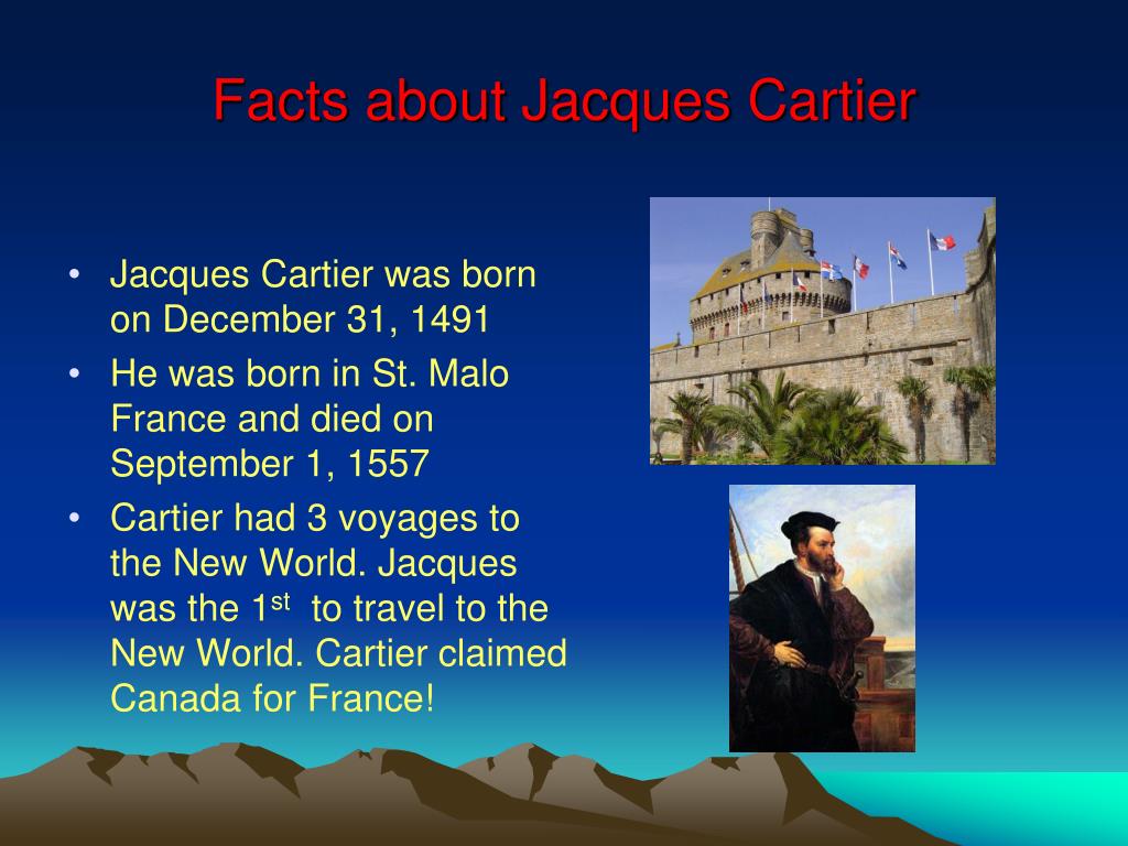 Jacques Cartier PowerPoint Presentation 
