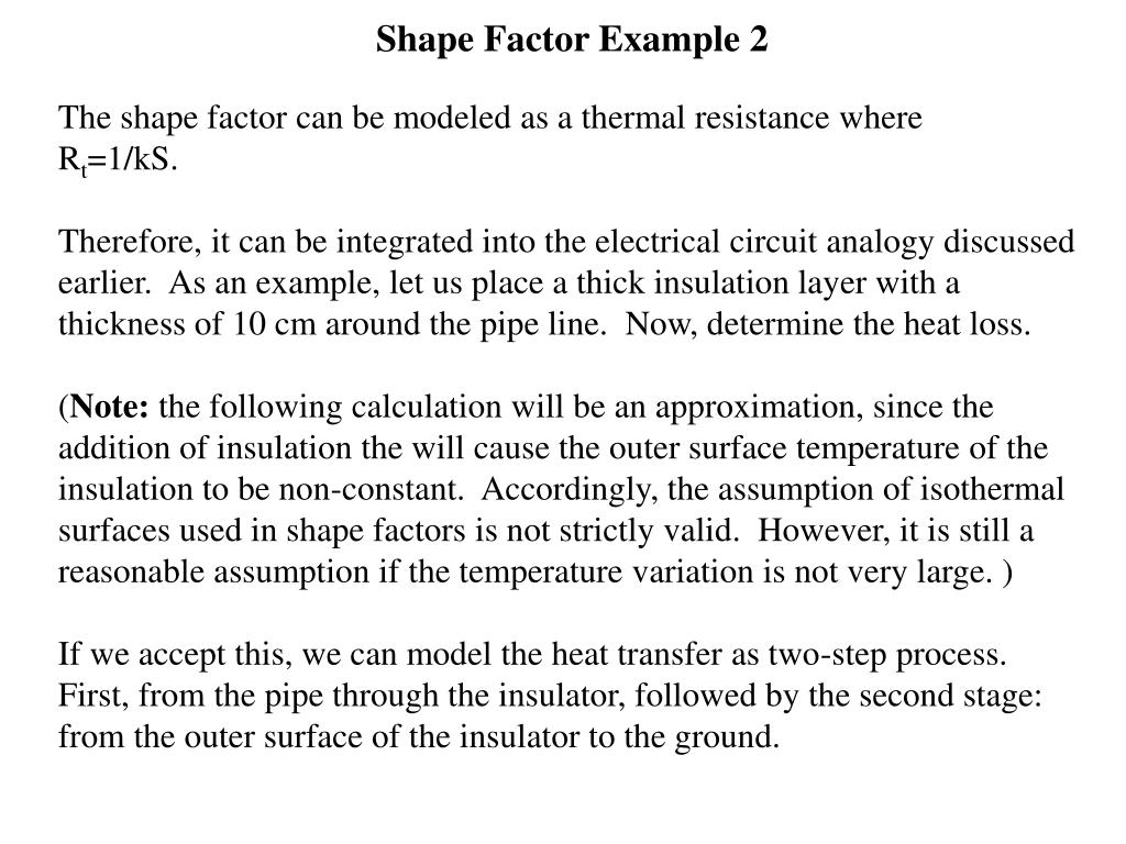 PPT - Shape Factor Example 2 PowerPoint Presentation, free download -  ID:6008457
