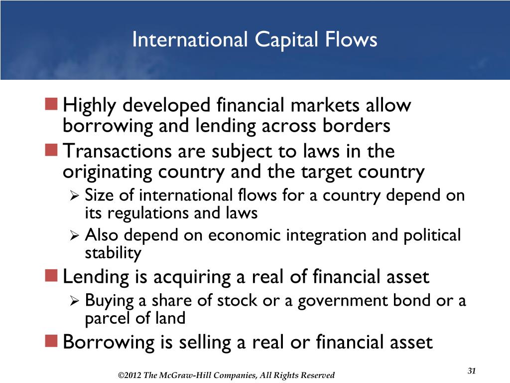 three essays on international capital flows a search theoretic approach