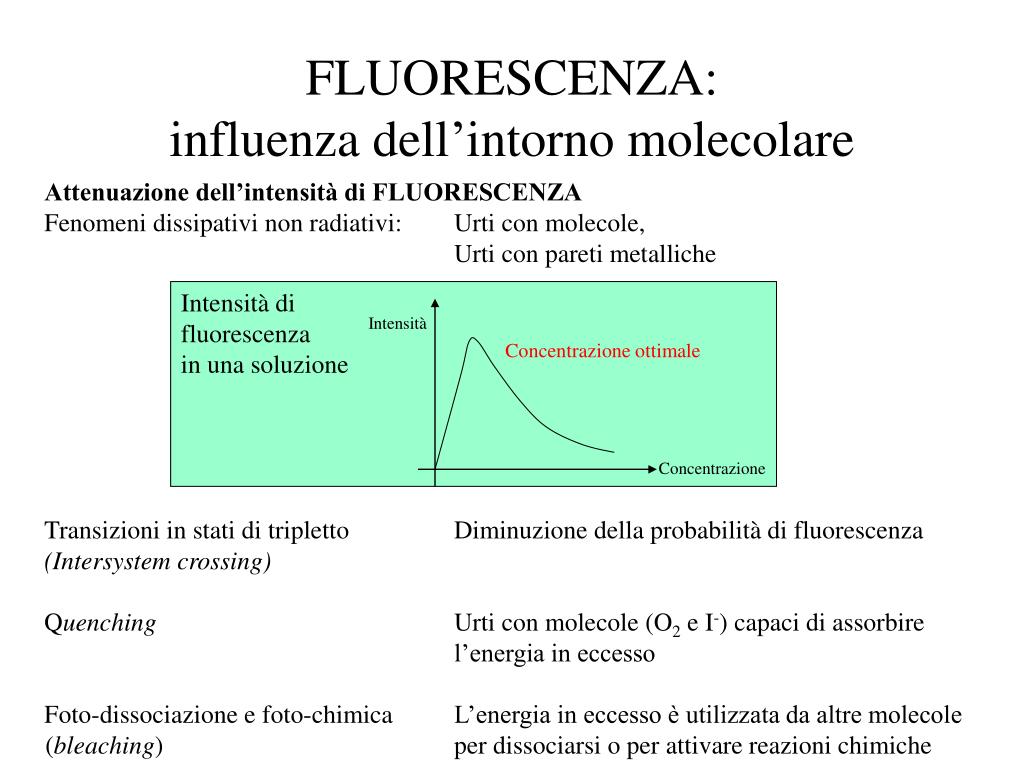PPT Fluorescenza e fosforescenza Lezione di R.G. Agostino PowerPoint