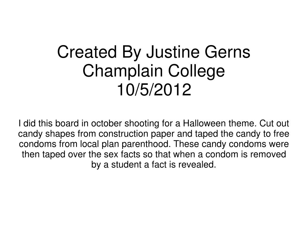 Ppt Halloween Safe Sex Bulletin Board Submitted By Justine Powerpoint Presentation Id6010401 
