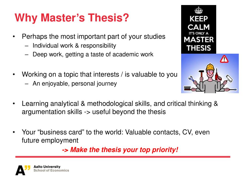 Master thesis help