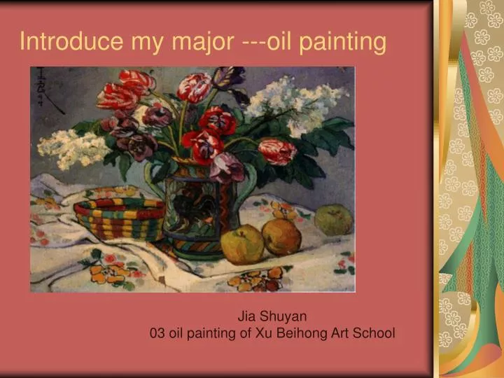 introduce my major oil painting n.