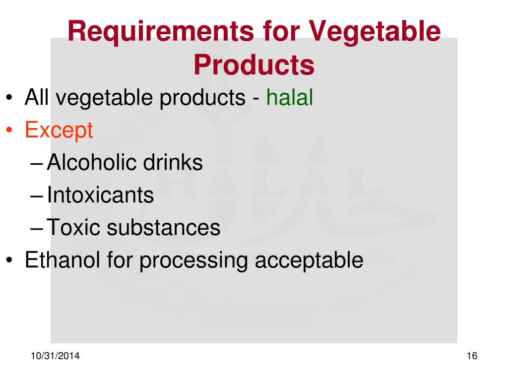 PPT HALAL PRODUCTION REQUIREMENTS for Food Industry PowerPoint Presentation ID6013066