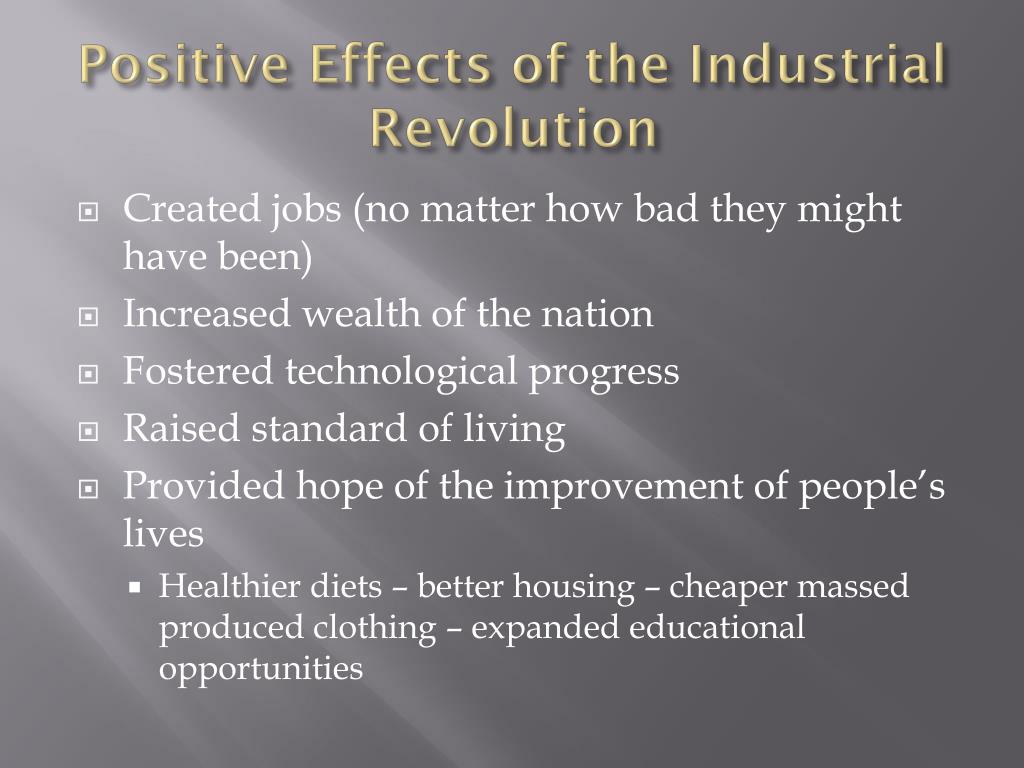 effects on the industrial revolution