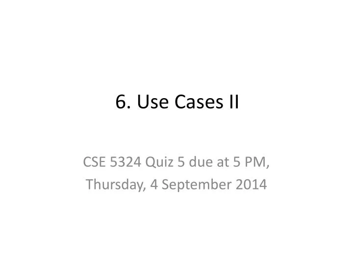 6 use cases ii n.