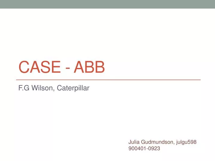 case abb n.