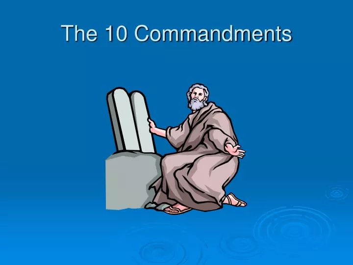 the 10 commandments n.