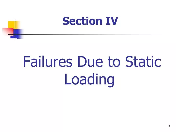 PPT - Failures Due to Static Loading PowerPoint Presentation, free ...
