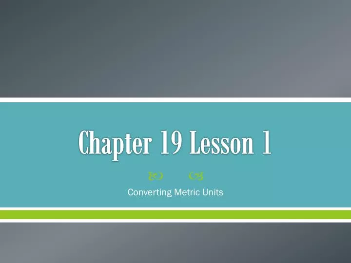 PPT - Chapter 19 Lesson 1 PowerPoint Presentation, Free Download - ID ...