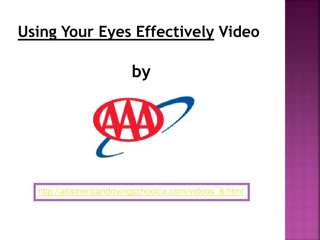 PPT USING YOUR EYES EFFECTIVELY Gathering information with your eyes