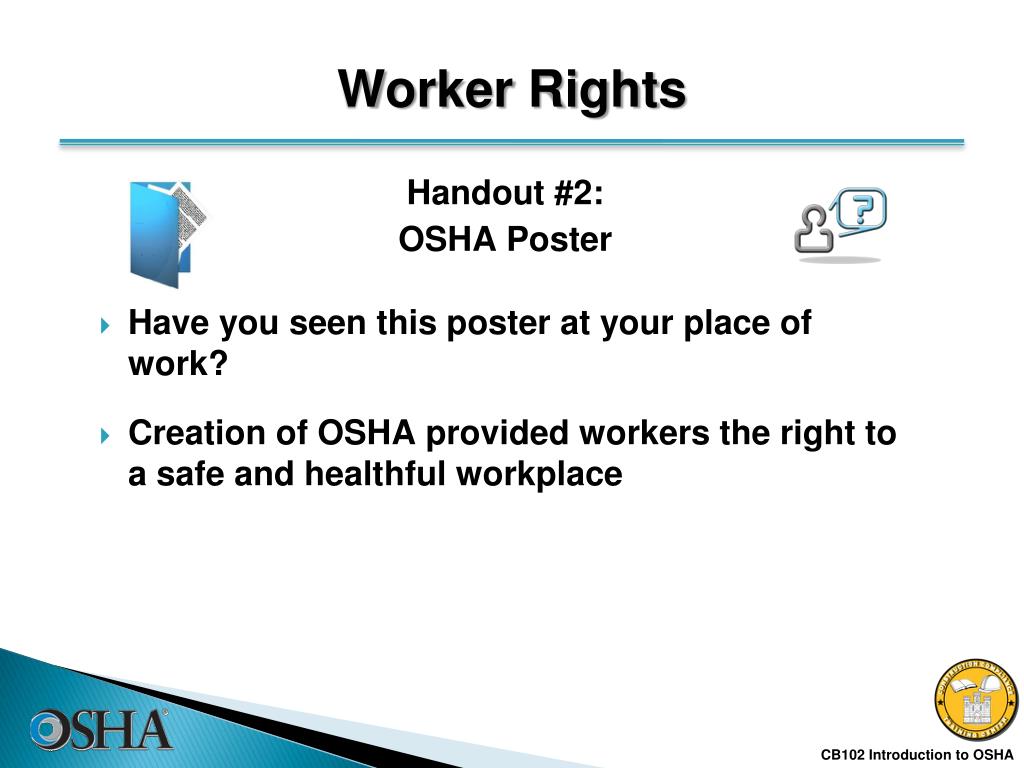 PPT Introduction to OSHA PowerPoint Presentation, free download ID