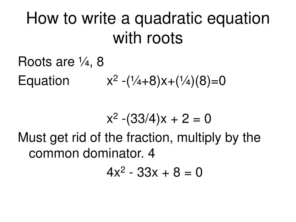 PPT - 28.28 Solving Quadratic Equations by Factoring PowerPoint