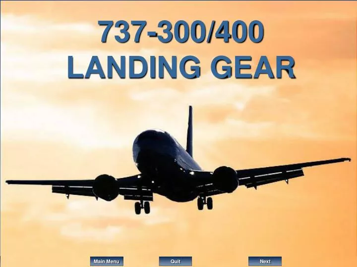 737 300 400 landing gear n.