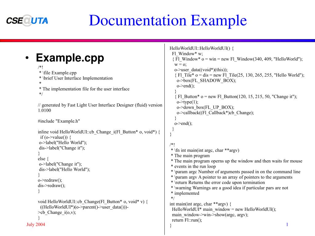 doxygen documentation doxygen documentation
