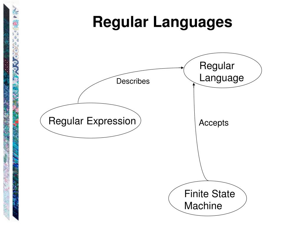 presentation on regular language