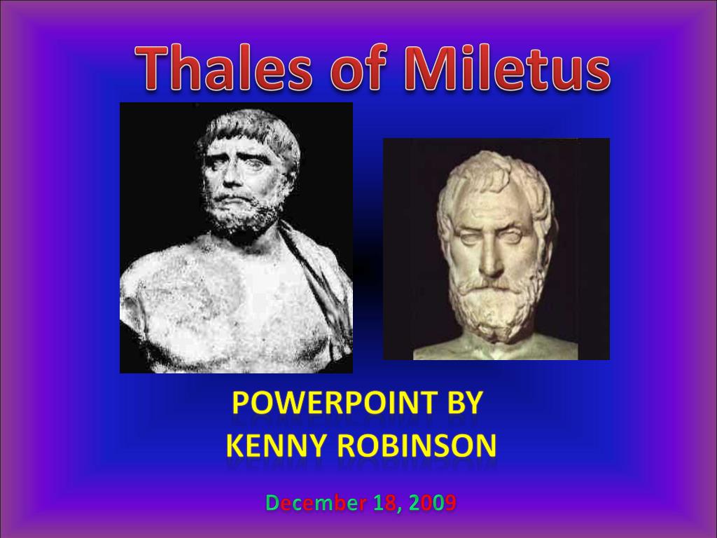Реферат: Thales Of Miletus A Brief History Essay