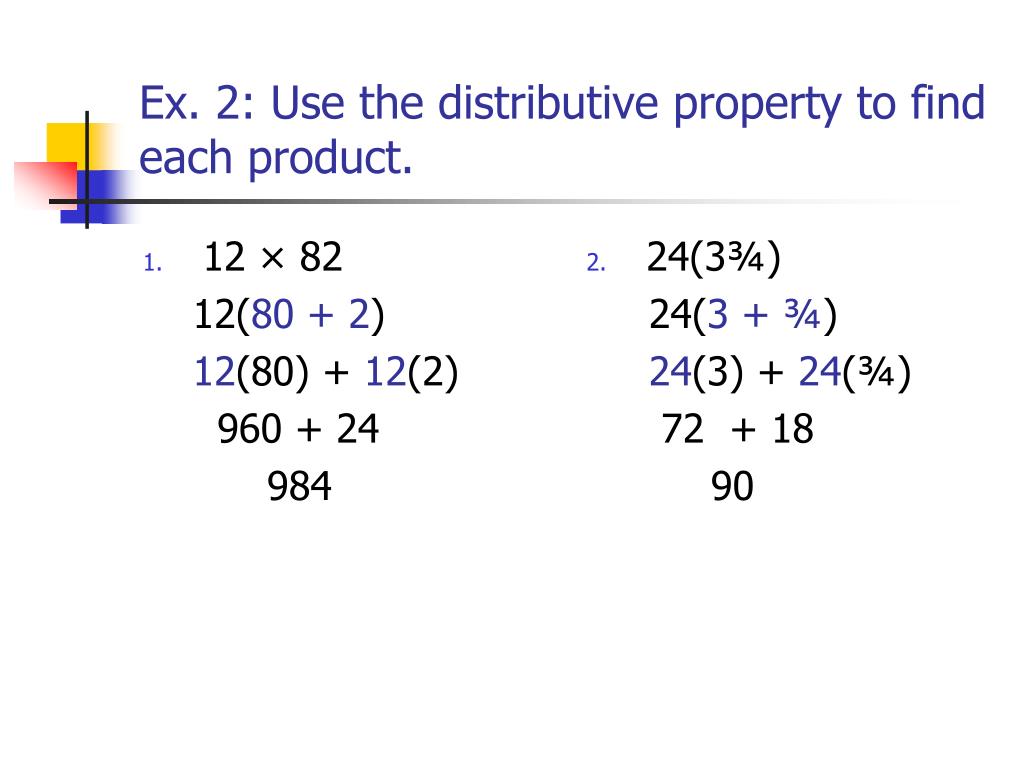 PPT Lesson 1.5 The Distributive Property, pg. 26