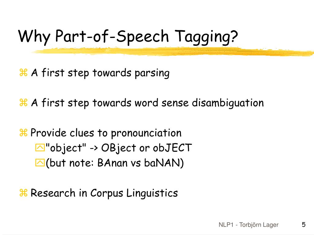 speech tags definition
