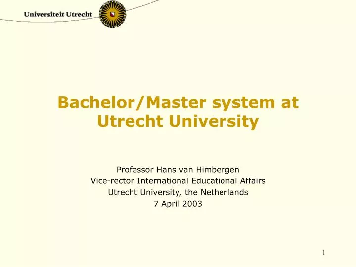 master thesis utrecht university