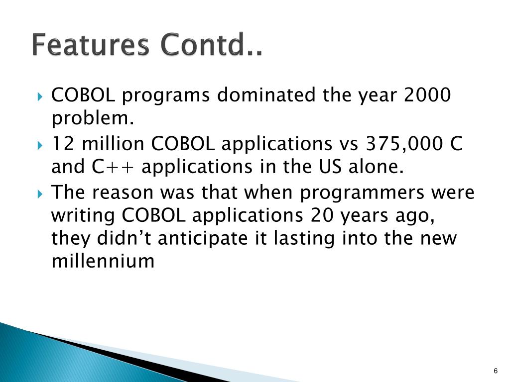 Ppt Cobol Powerpoint Presentation Free Download Id6030518 7207