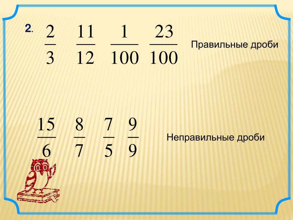 Картинка Дроби