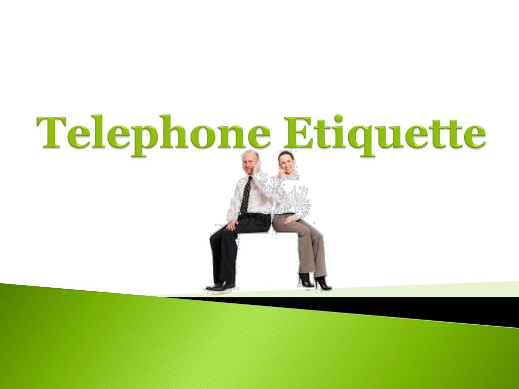 telephone etiquette training powerpoint presentation