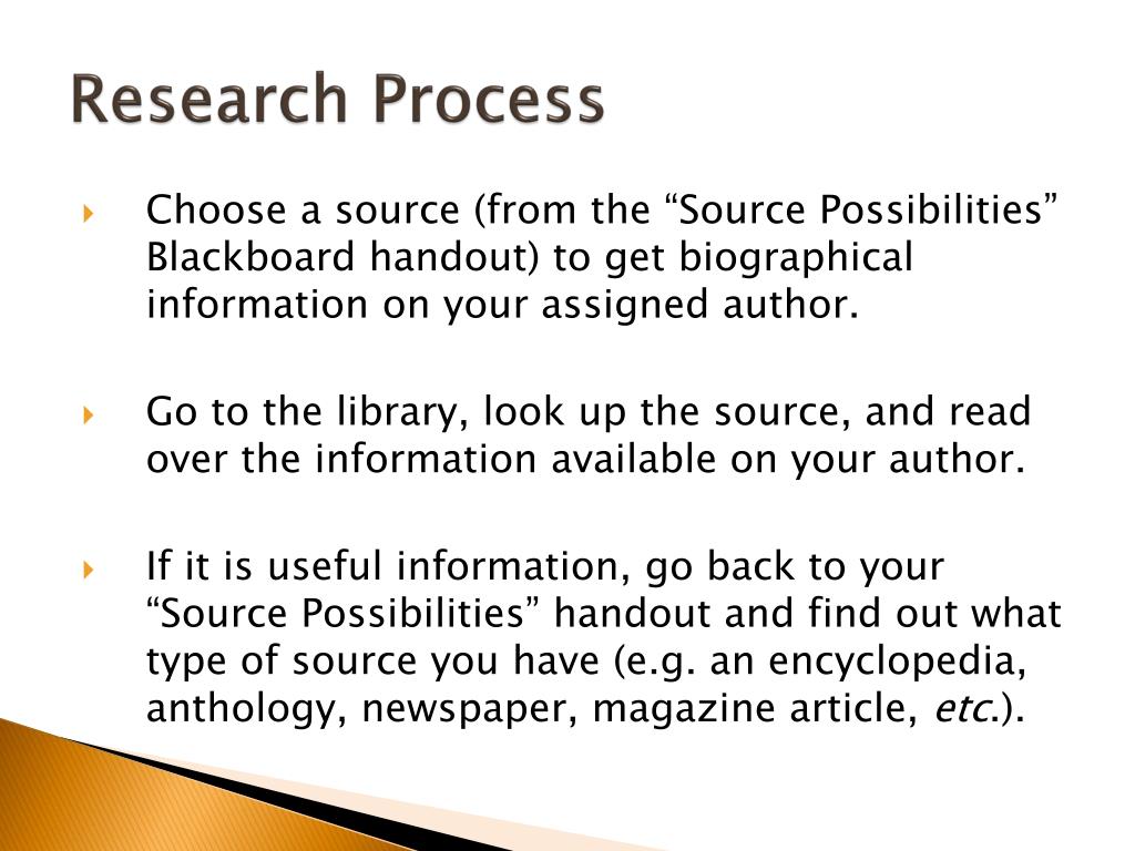 example of research procedure