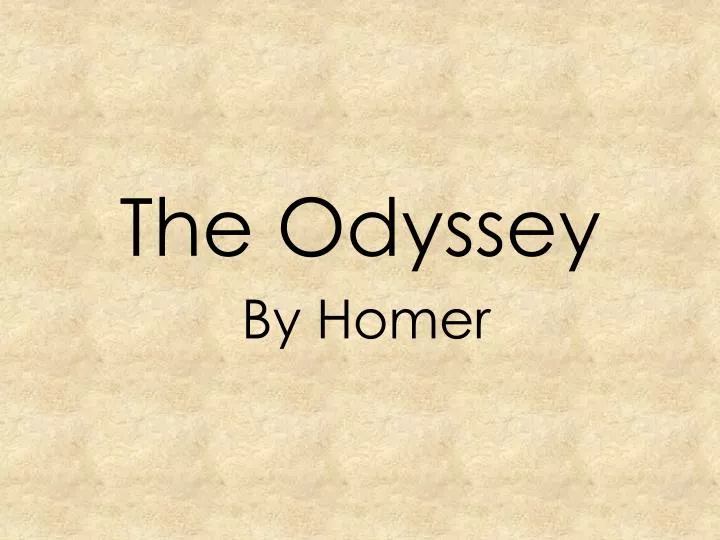 PPT - The Odyssey PowerPoint Presentation, free download - ID:6032853