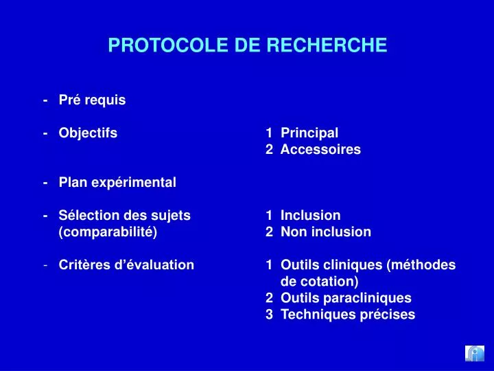 Protocole Du Projet De Recherche  Gambaran