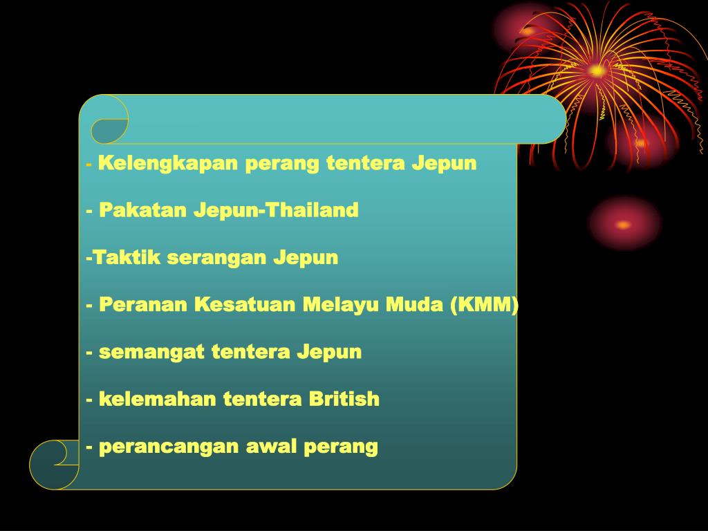 PPT - BAB 1 PENDUDUKAN JEPUN DI NEGARA KITA PowerPoint ...