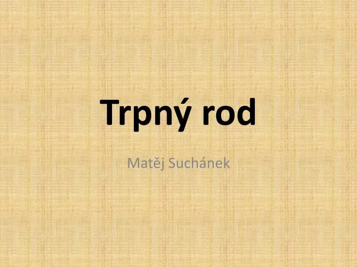 trpn rod n.