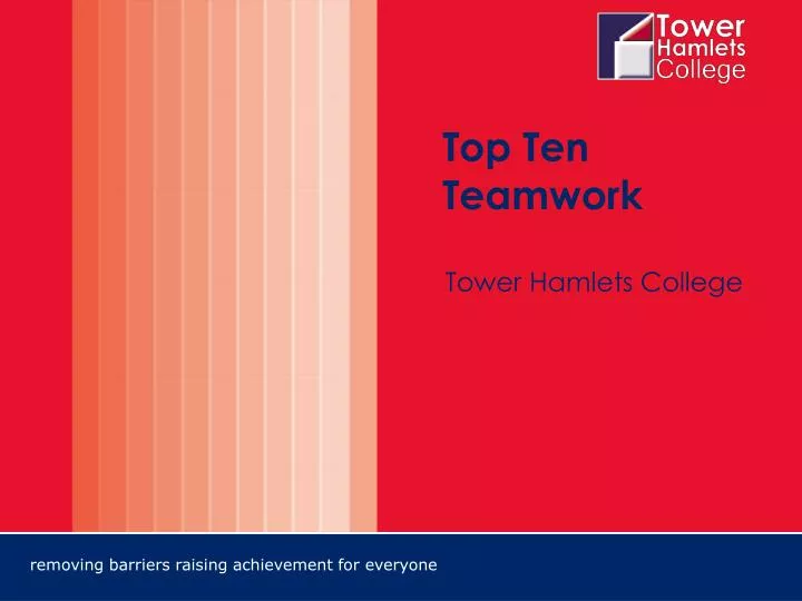 top ten teamwork n.