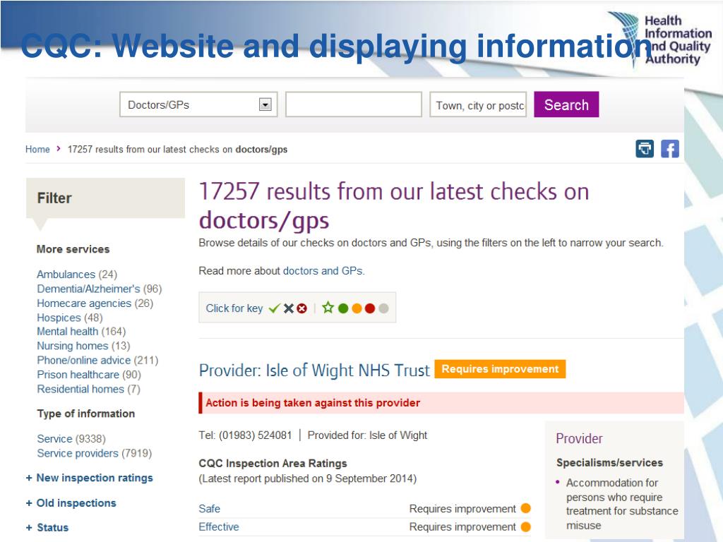PPT International Review Use of Information for the regulation of
