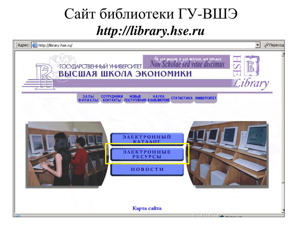 Сайты библиотек филиалов. Анализ библиотечного сайта. Анализ сайта библиотеки. Библиотека ВШЭ. Ресурсы библиотеки.