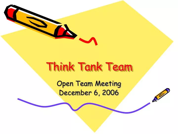 think tank team n.