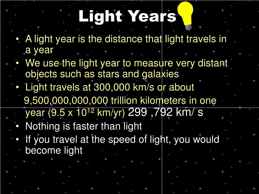 1.134 light years travel time