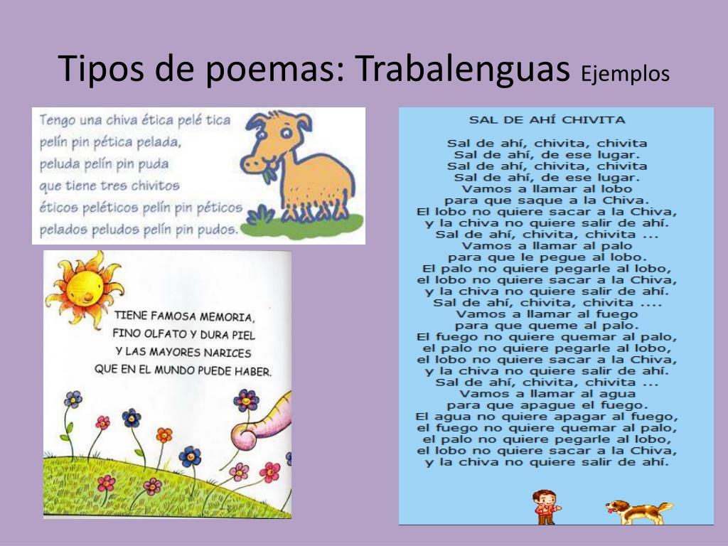 Ejemplos De Textos Poeticos