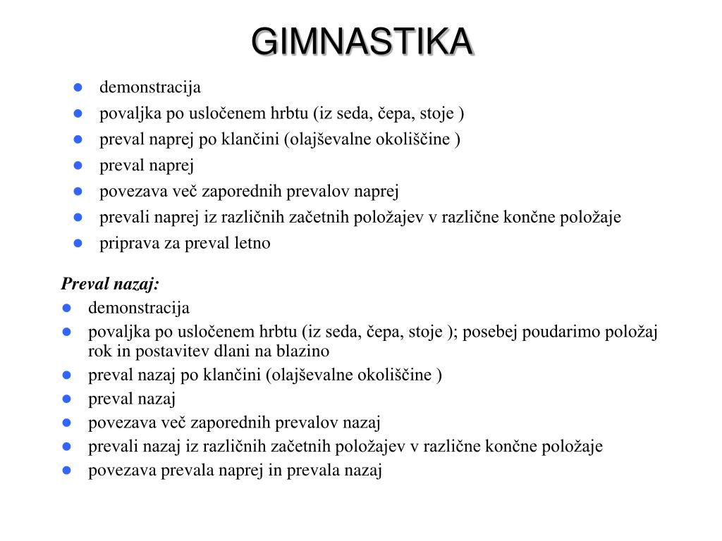 PPT - GIMNASTIKA PowerPoint Presentation, free download - ID:6056614