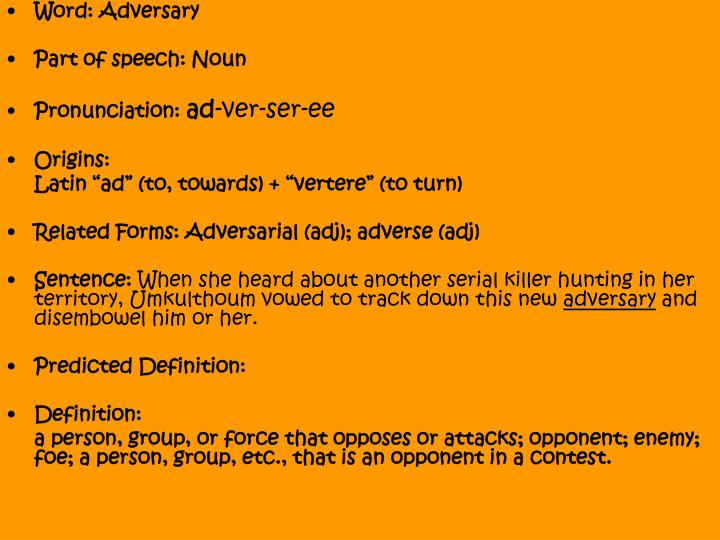 PPT Word Benevolent Part of speech Adjective