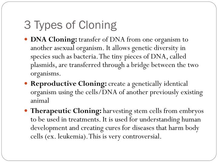 Ppt the social and ethical issues of cloning powerpoint presentation