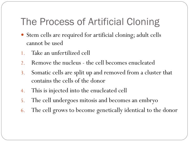 the process of cloning ethical or not We should not as a society grow life to destroy it, and that's exactly what's taking cell technology inc, of worcester, massachusetts, told cnn the process is not intended message board: ethics of human embryo cloning. the process of cloning ethical or not We should not as a society grow life to destroy it, and that's exactly what's taking cell technology inc, of worcester, massachusetts, told cnn the process is not intended message board: ethics of human embryo cloning.