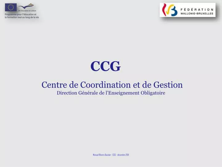 PPT - CCG PowerPoint Presentation, free download - ID:6058086