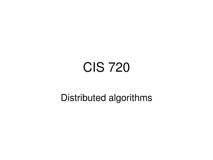 cis 720 n.