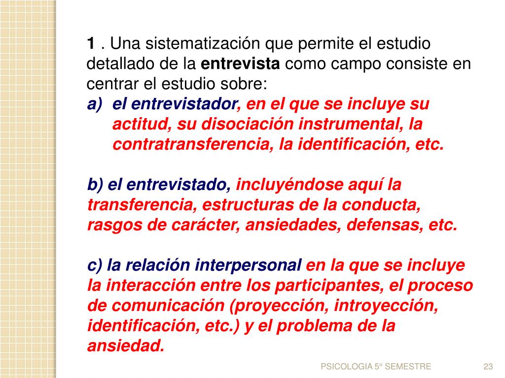 PPT - TEORIA Y TECNICA DE LA ENTREVISTA PowerPoint Presentation, free  download - ID:6061394