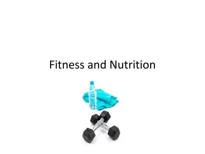 fitness and nutrition n.