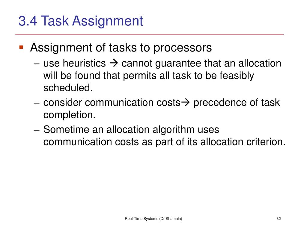 task assignment betekenis