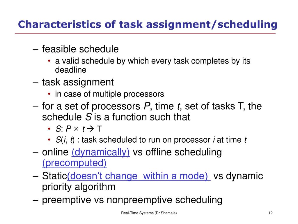 task assignment betekenis