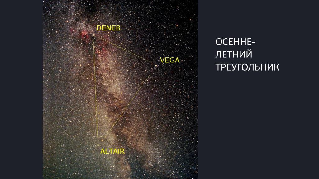 Осенний Треугольник На Звездном Небе Фото